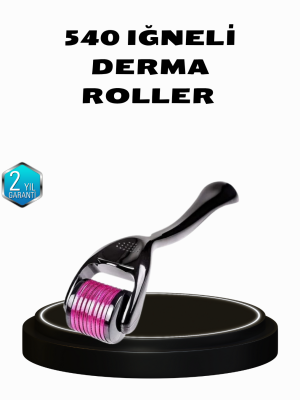 Derma Roller Titanyum İğneli Cilt Yenileyici – Akne, Kırışıklık ve Leke Karşıtı