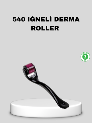 Derma Roller Titanyum İğneli Cilt Yenileyici – Akne ve Kırışıklık Karşıtı