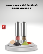 Otomatik Pilli Tuz ve Karabiber Öğütücü Seti