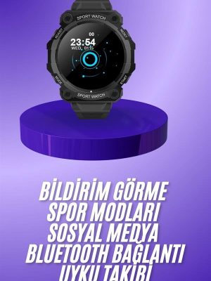 Yeni Nesil Akıllı Saat Bluetooth Bağlantılı Android ve İOS Uyumlu
