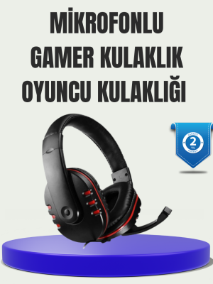 Stereo Gaming Kulaklık – Yüksek Ses Kalitesi, Ergonomik Yapı