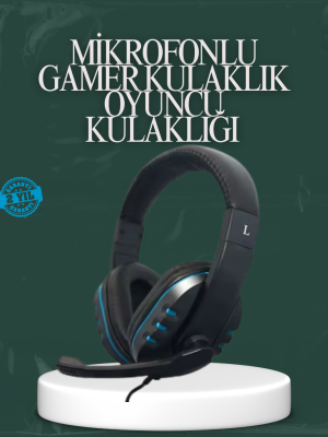 Kablolu Gaming Headset – Net Ses Ayrımı ve Ayarlanabilir Konfor