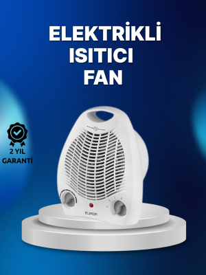 Mini Elektrikli Isıtıcı – 2000W Güç, Fanlı Isıtma, 3 Isı Modu