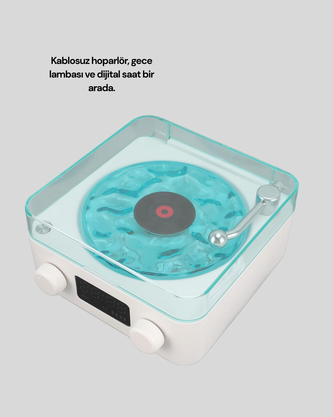 1238740_8-82.png Stereo Sesli Gece Lambalı Bluetooth Hoparlör – Şık Vintage Tasarım - Görsel 3