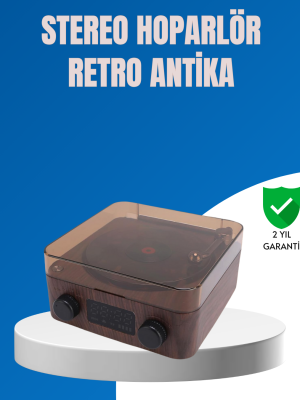 Stereo Bluetooth Hoparlör – Gece Lambalı ve Saat Göstergeli