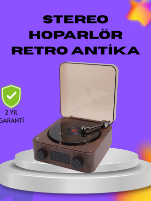 Dekoratif Gece Işıklı Bluetooth Hoparlör – Saatli Tasarım