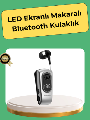 Kablosuz Bluetooth 5.2 Kulaklık – Titreşimli Uyarı ve Uzun Pil Ömrü