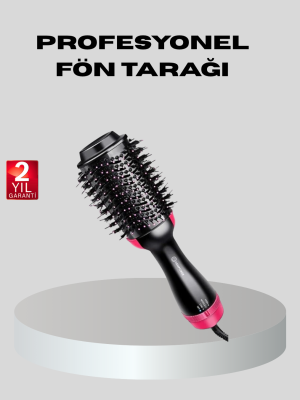 1200W Fön Tarağı – 3 Isı Ayarı, Negatif İyonlu, Hızlı ve Pürüzsüz Sonuç