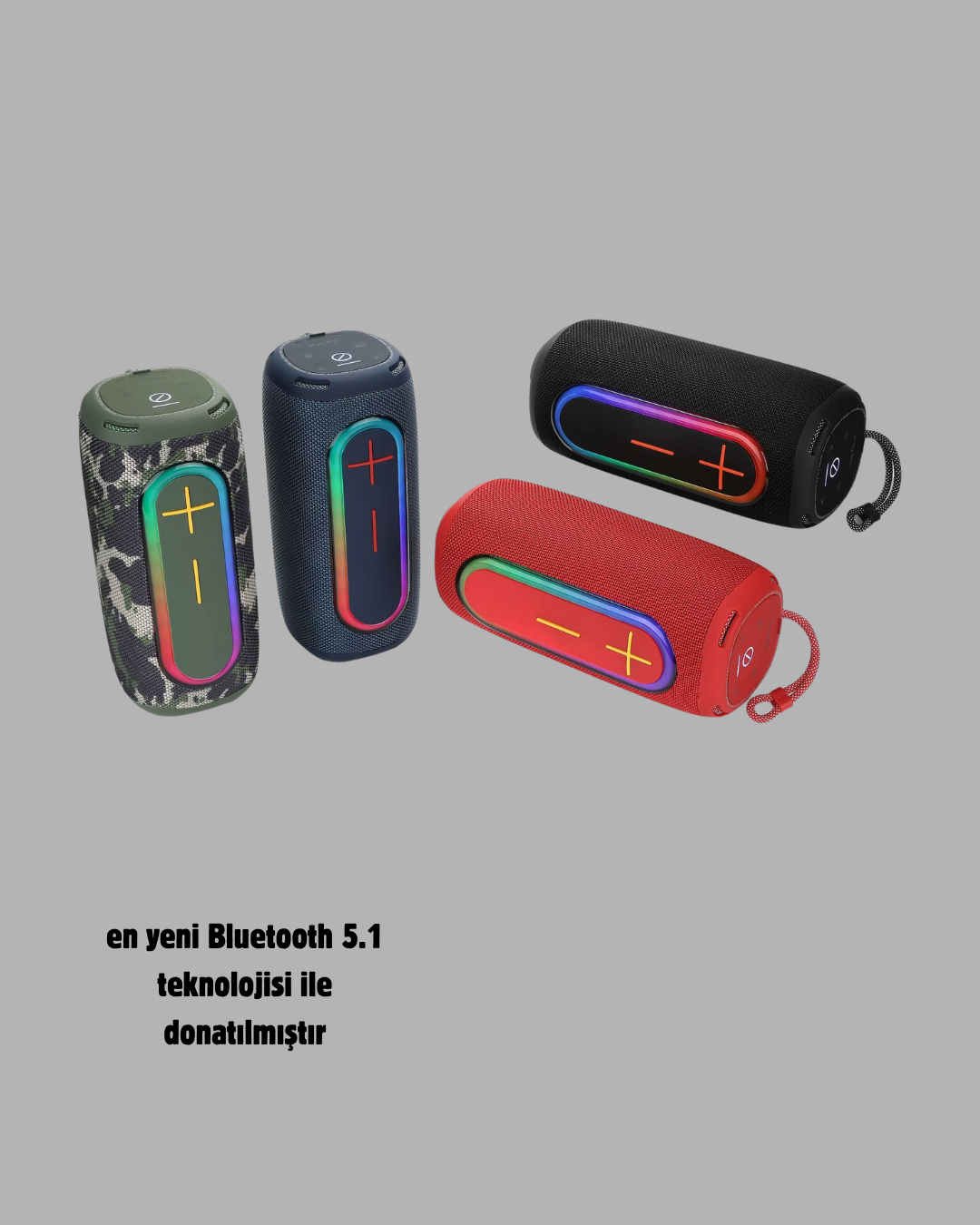 1238774_5-106.png Yeni Nesil Bluetooth Taşınabilir Hoparlör – Enerji Tasarruflu, Yüksek Ses Kaliteli - Görsel 3