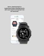 Yeni Nesil Akıllı Saat – Nabız Ölçer, Uyku Takip, Bluetooth Uyumlu, Şık Tasarım - Görsel 4