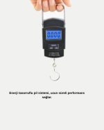 Portatif Dijital El Kantarı – Bavul, Kargo ve Paket Tartı Cihazı 50 Kg - Görsel 4