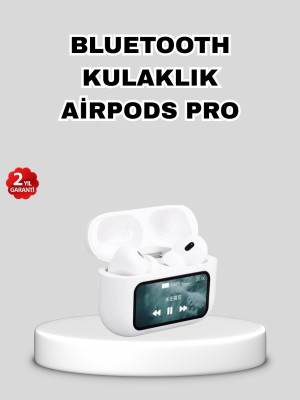 Dokunmatik Ekranlı Bluetooth Kulaklık – ANC, Suya Dayanıklı, Powerbank Kutulu