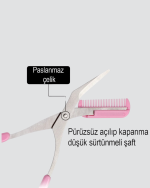 Kaş Düzeltme Makası Taraklı – Profesyonel ve Pratik Kaş Bakımı - Görsel 2