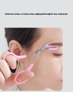 Kaş Düzeltme Makası Taraklı – Profesyonel ve Pratik Kaş Bakımı - Görsel 4