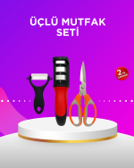 Çok Amaçlı Mutfak Makas Seti – Paslanmaz Çelik ve Ergonomik Tasarım