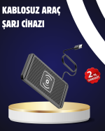 Kaymaz Manyetik Kablosuz Şarj Pedi – Araç, Ofis ve Ev Kullanımına Uygun