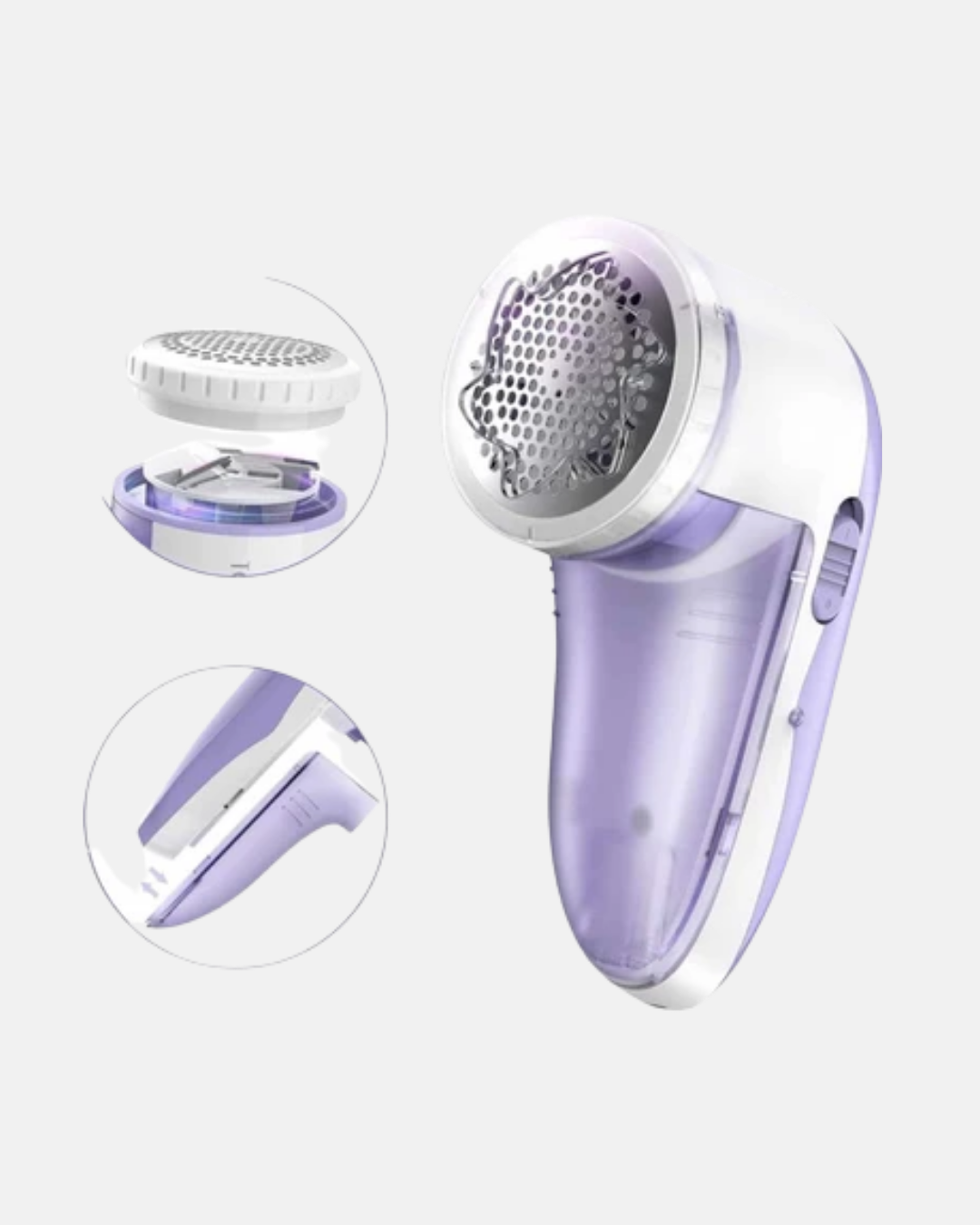 1238827_4-124.png Taşınabilir Şarjlı Tiftik Toplayıcı – Çıkarılabilir Hazneli, Anti-Statik Fırçalı - Görsel 2