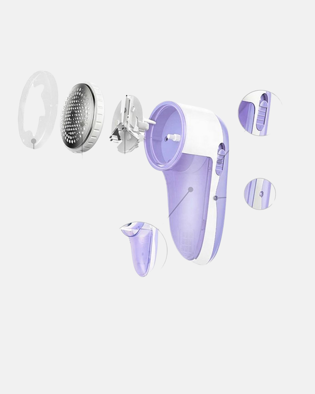 1238827_6-124.png Taşınabilir Şarjlı Tiftik Toplayıcı – Çıkarılabilir Hazneli, Anti-Statik Fırçalı - Görsel 4