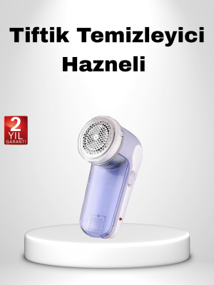 USB Şarjlı Tiftik Temizleyici – Kolay Temizlenen Hazne ve Bıçak, Taşınabilir