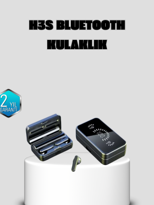 3500 mAh Şarj Kutulu Bluetooth 5.1 Kablosuz Kulaklık – Dokunmatik, Suya Dayanıklı