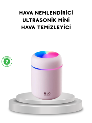 USB Bağlantılı LED Işıklı Hava Nemlendirici – Sessiz ve Kullanıcı Dostu Tasarım