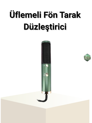 Seramik Plakalı Saç Düzleştirici – 200°C Ayarlanabilir Isı, İyon Teknolojisi
