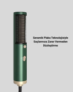 Seramik Plakalı Saç Düzleştirici – 200°C Ayarlanabilir Isı, İyon Teknolojisi - Görsel 2