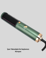 Seramik Plakalı Saç Düzleştirici – 200°C Ayarlanabilir Isı, İyon Teknolojisi - Görsel 4