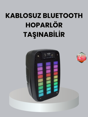 Kablosuz Bluetooth Müzik Cihazı – 2 Saat Batarya Süresi, Şık ve Taşınabilir