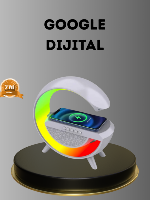 Bluetooth 5.0 Hoparlör – Kablosuz Şarj, RGB Gece Lambası ve FM Radyo