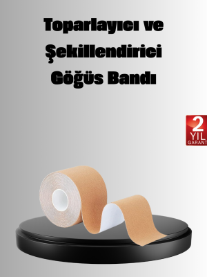 Askısız Görünmez Göğüs Bandı – Dekolteli Kıyafetler İçin Destekleyici Bant