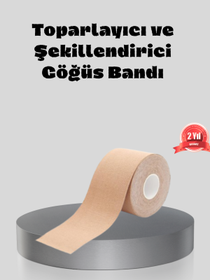 Suya Dayanıklı Görünmez Göğüs Bandı – Pamuklu ve Esnek Destek Bandı