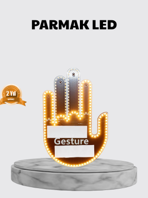 176 LED’li Amber Trafik Uyumlu Sinyal Işığı – El Hareketiyle Kontrol