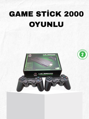 4K Destekli Kablosuz Retro Atari Oyun Konsolu – 20000 Oyun, 2 Kolu