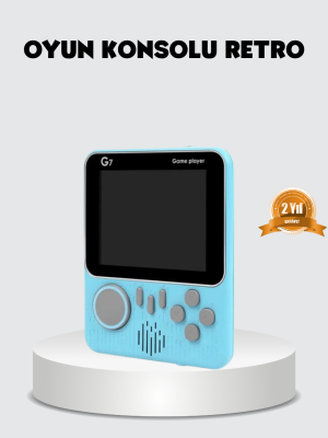 Taşınabilir Retro Oyun Konsolu – 3.5 İnç LCD, 666 Klasik Oyun, TV Destekli