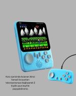 Taşınabilir Retro Oyun Konsolu – 3.5 İnç LCD, 666 Klasik Oyun, TV Destekli - Görsel 5