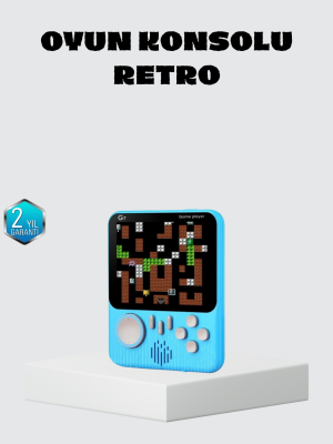 666 Oyunlu Retro Mini Oyun Konsolu – 3.5" LCD Ekran ve Çift Kişilik Oyun