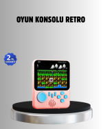 Retro Oyun Konsolu – 3.5 İnç Ekran, 666 Klasik Oyun, TV Bağlantılı