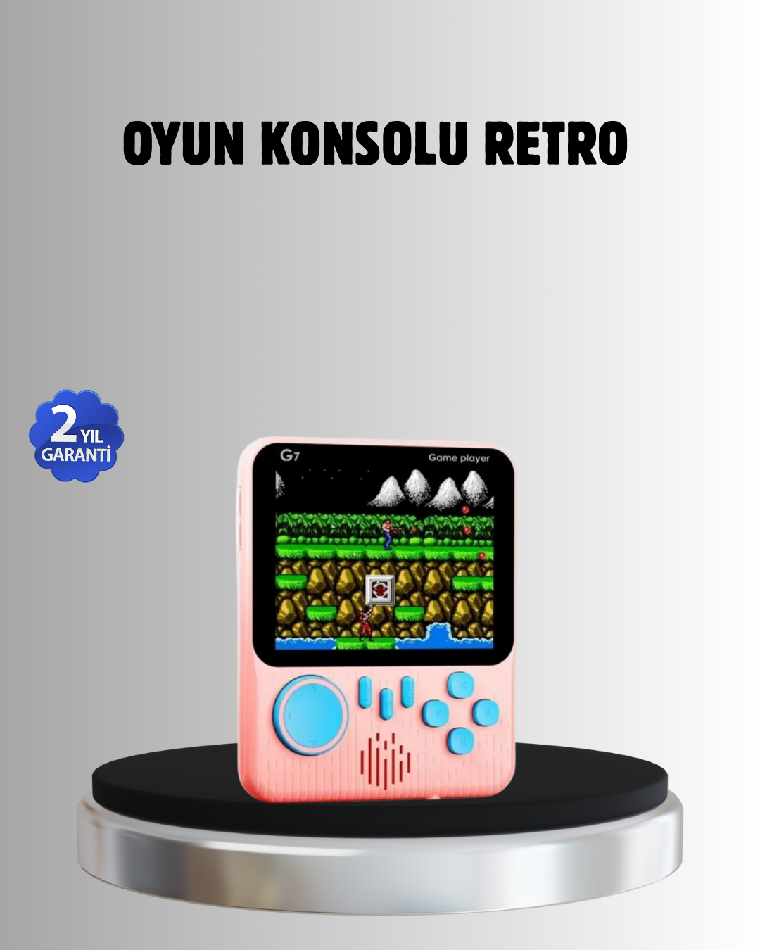 1238868_1-108.png Retro Oyun Konsolu – 3.5 İnç Ekran, 666 Klasik Oyun, TV Bağlantılı - Görsel 1
