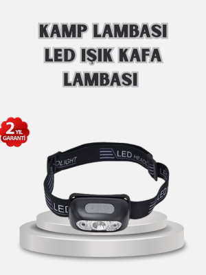 Gece Balıkçılığı İçin Ultra Parlak Şarjlı Kafa Lambası | 4 Işık Modu + USB Şarj