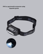 Gece Balıkçılığı İçin Ultra Parlak Şarjlı Kafa Lambası | 4 Işık Modu + USB Şarj - Görsel 2