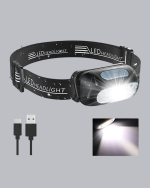 Gece Balıkçılığı İçin Ultra Parlak Şarjlı Kafa Lambası | 4 Işık Modu + USB Şarj - Görsel 4