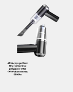 Taşınabilir Vakumlu Araç Süpürgesi – Katlanabilir Sap, Yıkanabilir Filtre, 120W Motor - Görsel 5