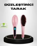 Seramik Plakalı Elektrikli Saç Düzleştirici – Hızlı Isınma, Uzun Kablo, 25W–39W Güç