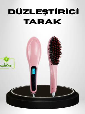 Seramik Plakalı Elektrikli Saç Düzleştirici – Hızlı Isınma, Uzun Kablo, 25W–39W Güç