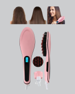 Dijital Ekranlı Seramik Saç Düzleştirici Tarak – 5 Kademeli Isı Ayarı, İyon Kontrollü - Görsel 2