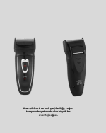 Unisex Şarjlı Saç ve Sakal Kesme Makinesi – Sessiz Motor, 1–12 mm Ayarlanabilir Başlık - Görsel 3