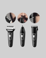 İnsua 3’lü Tıraş Makinesi – 3 Farklı Kesim Başlığı, Güçlü Motor, 60 Dakika Kullanım - Görsel 3