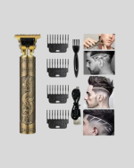 Şarjlı T Bıçaklı Saç ve Sakal Tıraş Makinesi – 3 Başlıklı, Güçlü Motorlu, 2 Saat Kullanım - Görsel 5