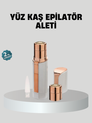 Kadınlar İçin Yüz ve Kaş Epilatörü – Hassas Cilt Dostu, Pil ile Çalışan, Taşınabilir ve Şık Tasarım
